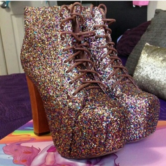 Jeffrey Campbell Glitter Litas - Picture 1 of 1